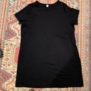 Simple Black T-Shirt Dress